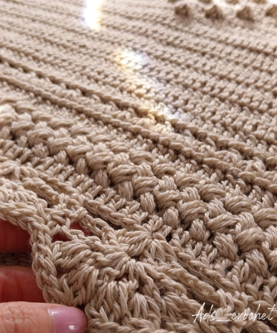 Poncho Esperanza Beige - Prenda tejida - Imagen 5