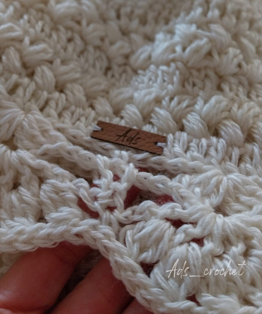 Poncho Esperanza Crudo - Prenda tejida - Imagen 4