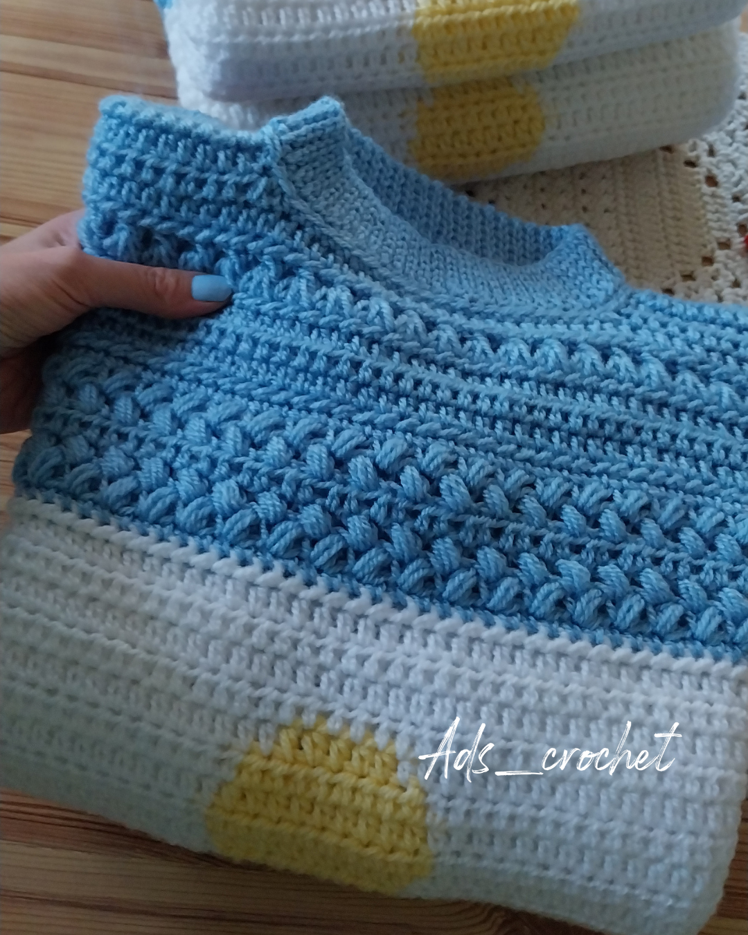 Sweater Mi Bandera - Prenda tejida a mano - Imagen 3