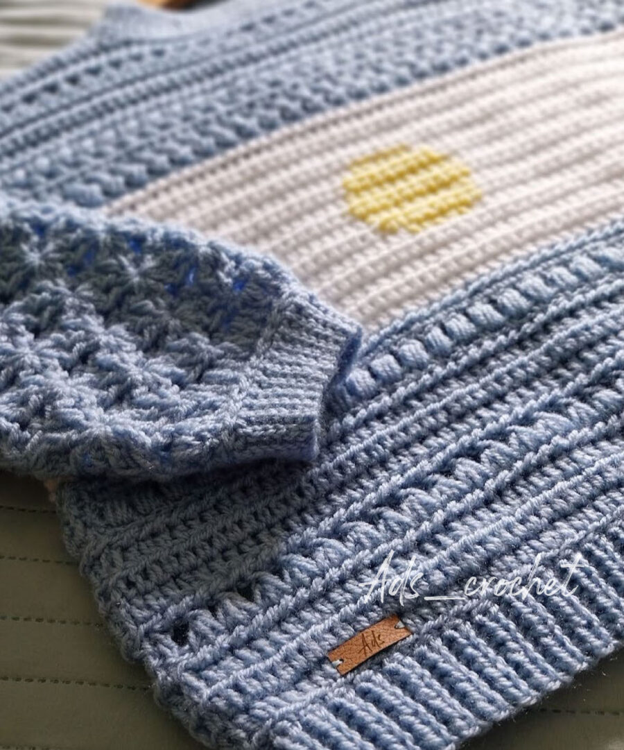 Sweater Mi Bandera - Prenda tejida a mano - Imagen 2