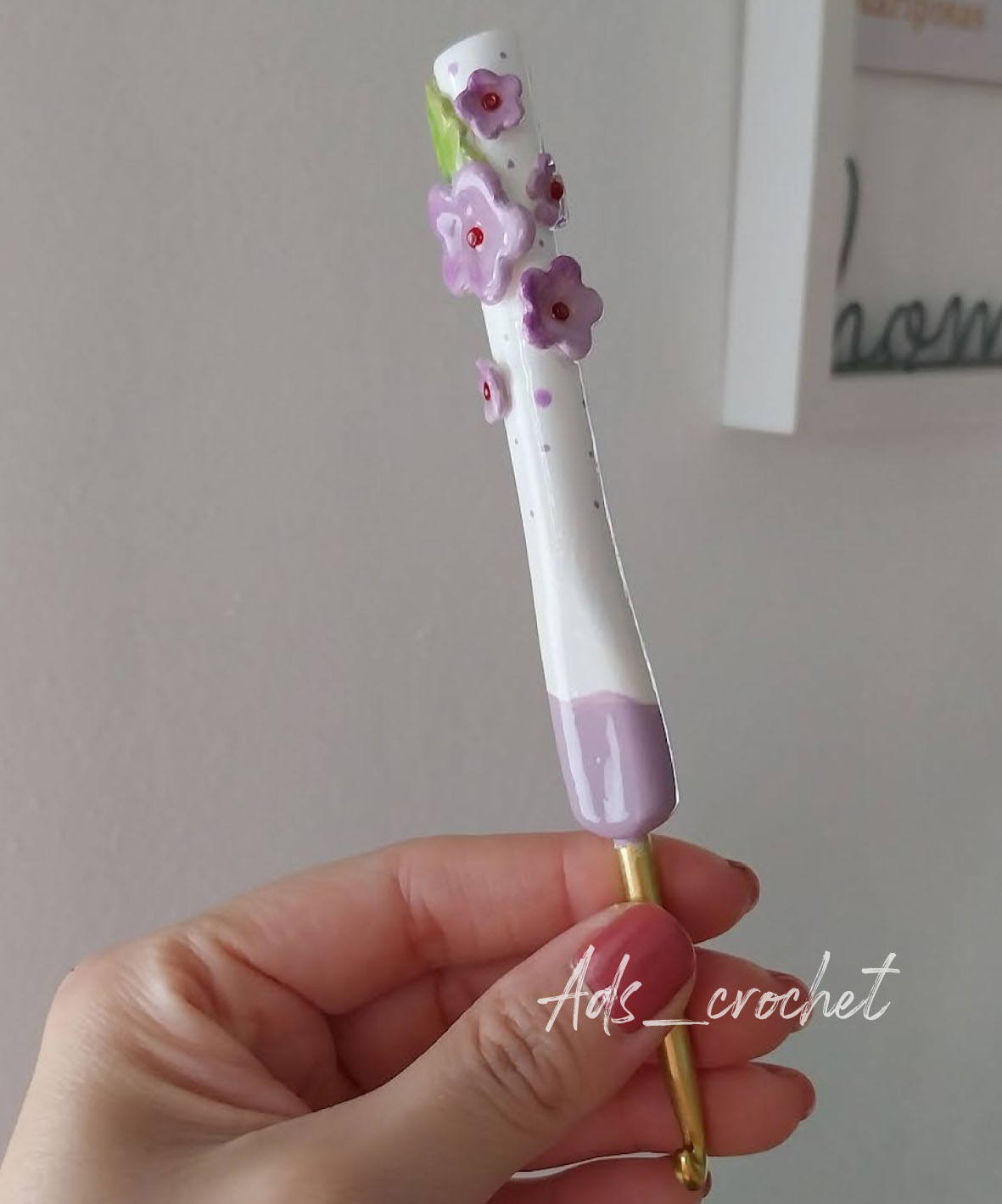 Agujitas artesanales FLORECER "Lilas" - Imagen 3