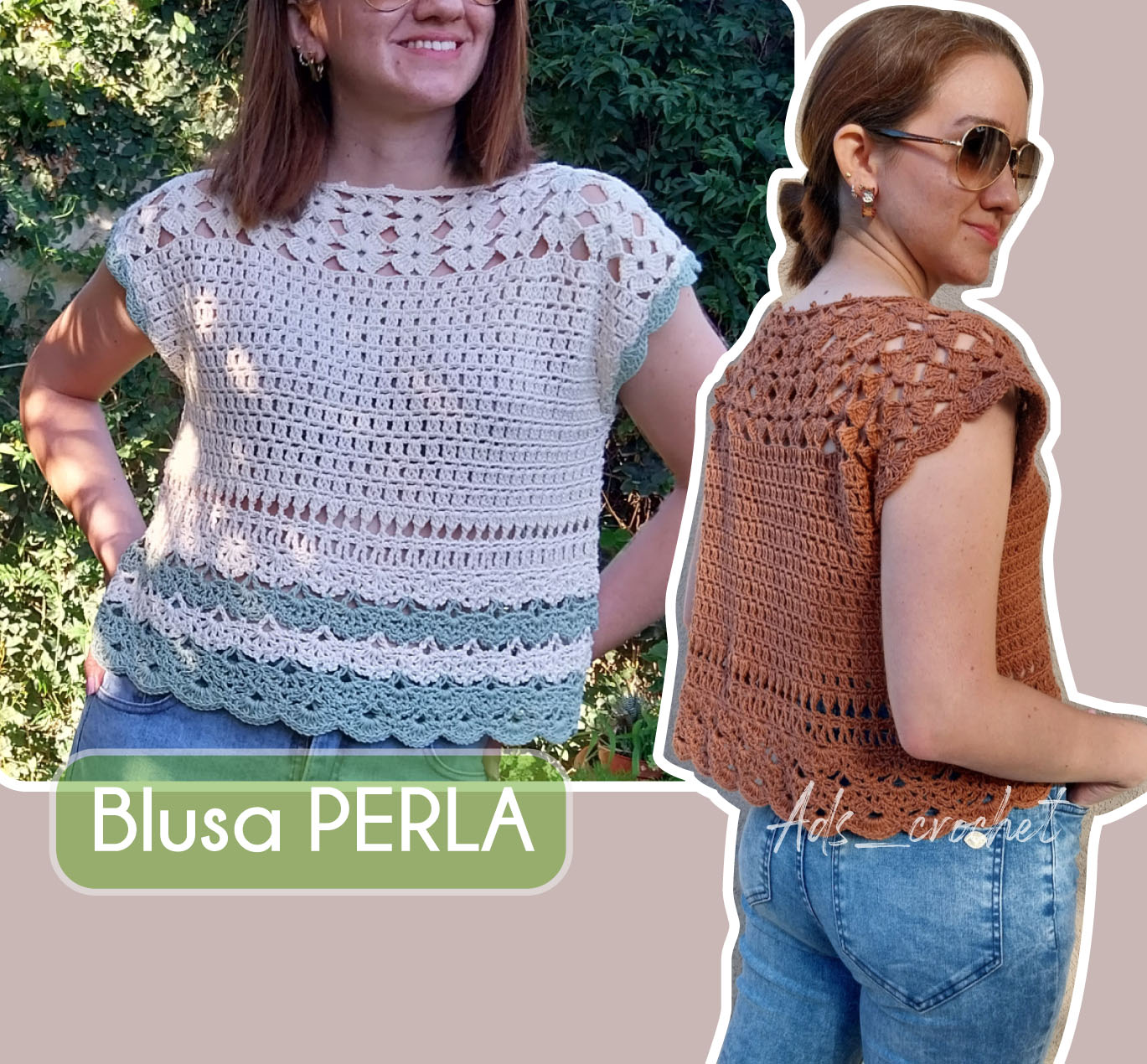 Blusa PERLA – Guía de tejido online