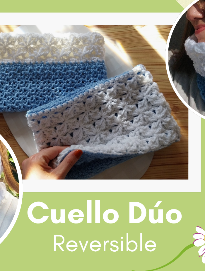 Cuello Dúo Reversible - Mini Curso de tejido online