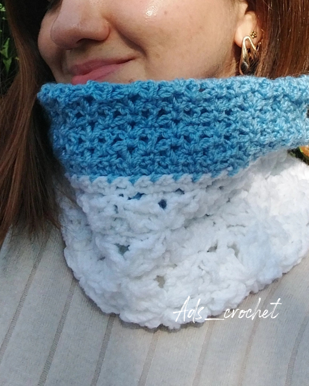 Cuello Duo reversible -Producto tejido - Imagen 4